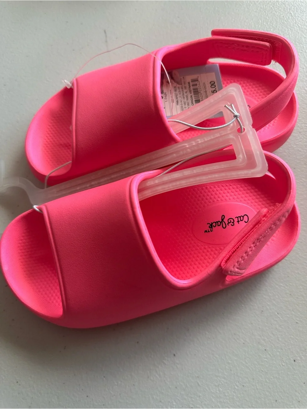 Cat & Jack Hot Pink Slide Sandals for Kids